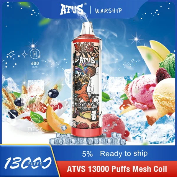 ATVS Μίας χρήσης 13000 Puffs 11