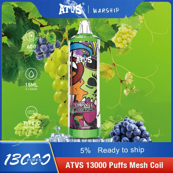 ATVS Μίας χρήσης 13000 Puffs 4