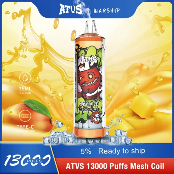 ATVS Μίας χρήσης 13000 Puffs 7