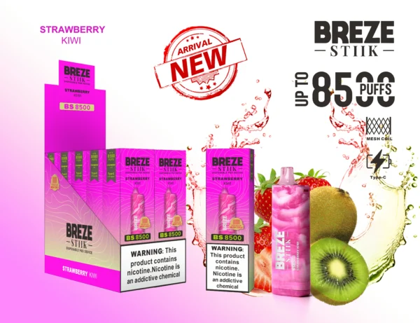 BREZE STIIK BS8500 8500 Puffs 11 skálázott