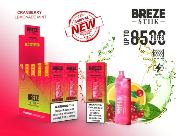 BREZE STIIK BS8500 8500 Puff 3 skálázott