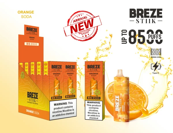 BREZE STIIK BS8500 8500 Puffs 7 mier