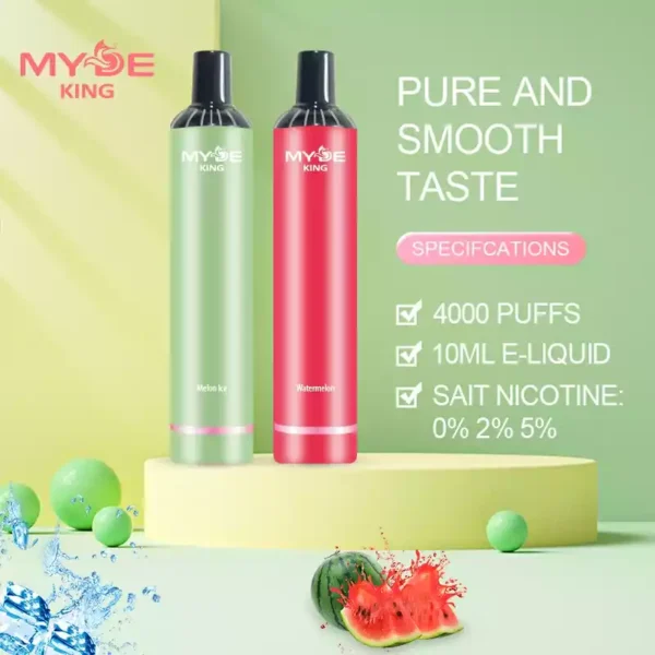 MYDE King 4000 Puffs Одноразовый вейп 7