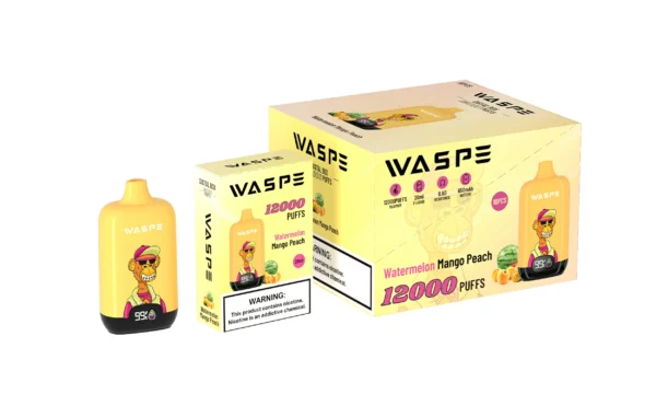 Waspe 12000 puffs skaitmeninė dėžutė 6